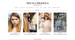 Desktop Screenshot of michamodels.nl