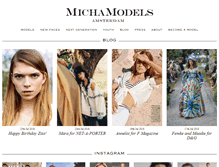 Tablet Screenshot of michamodels.nl